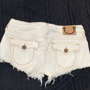 True Religion White shorts